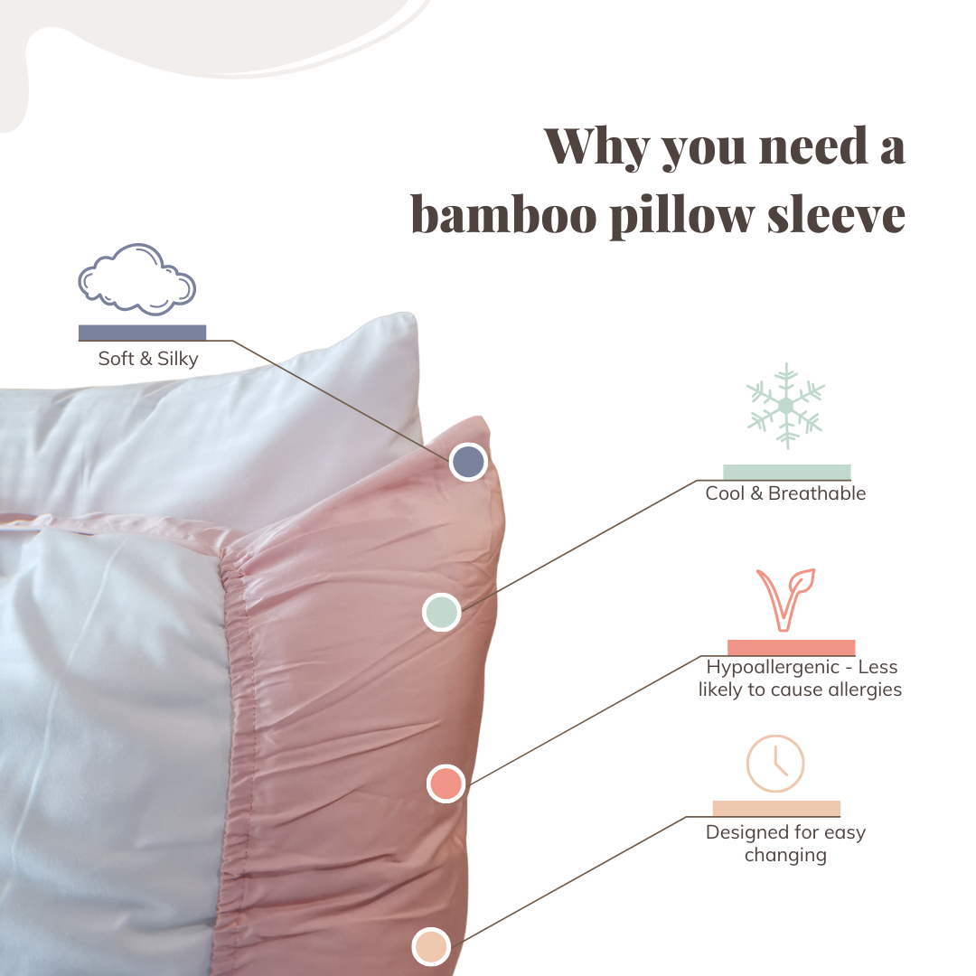 Layered-Up Pillow Sleeve Set - Sleep on a Clean Surface Every Night ...